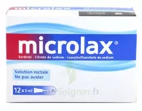 Microlax Sorbitol Citrate Et Laurilsulfoacetate De Sodium S Rect En Récipient Unidose 12récip-unidoses-can/5ml à BRIEY