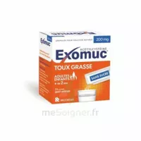 Exomuc 200 Mg, Granulés Pour Solution Buvable En Sachet 24 Sachets/3g à BRIEY